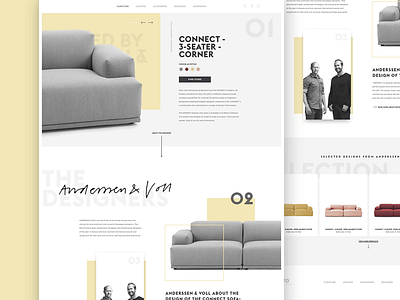Muuto webshop redesign fashion magento webdesign webshop