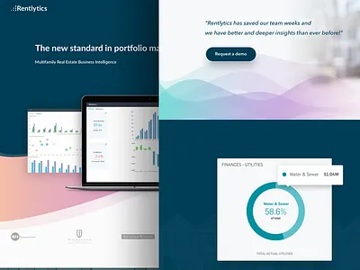 Homepage Redesign app landing marketing page product retina ui ux website