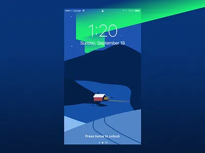 Minimalist Wallpaper Vol 2 - illustration 10 illustration 8 freebies aurora minimalist desktop ice green light illumination inspiration mobile 8 ios wallpaper iphone iphone free light android mobile christmas x phone minimal snow house
