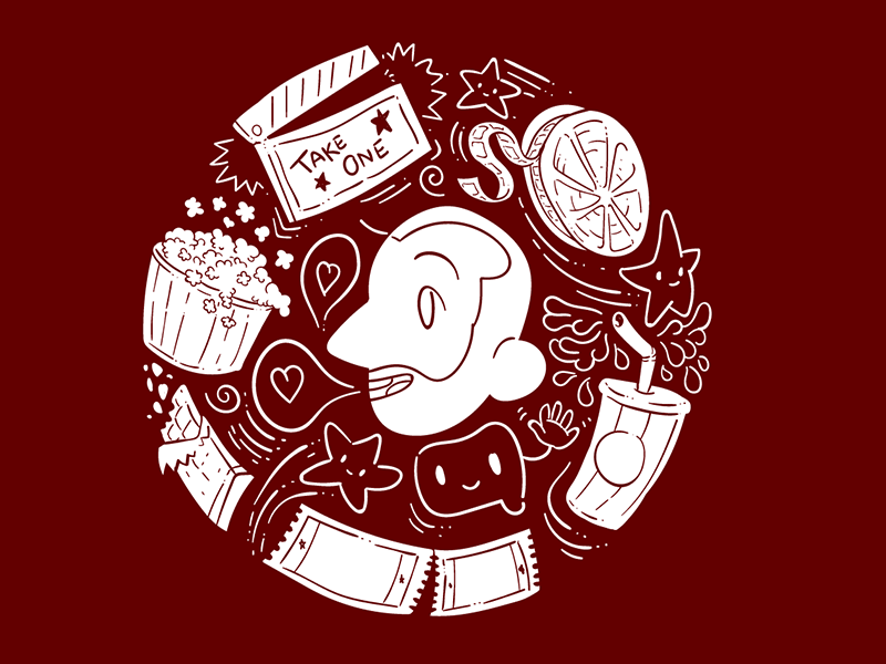 Love of Film - Illustrations