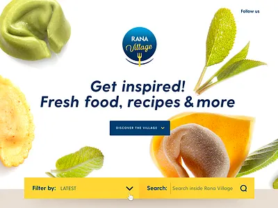 Giovanni Rana - Digital Pitch nov 2016 - RANA VILLAGE digital creative direction food rana ui ux