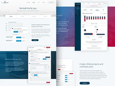 InformAnalytics Features analytics design graphic design interface marketing website ui ux website