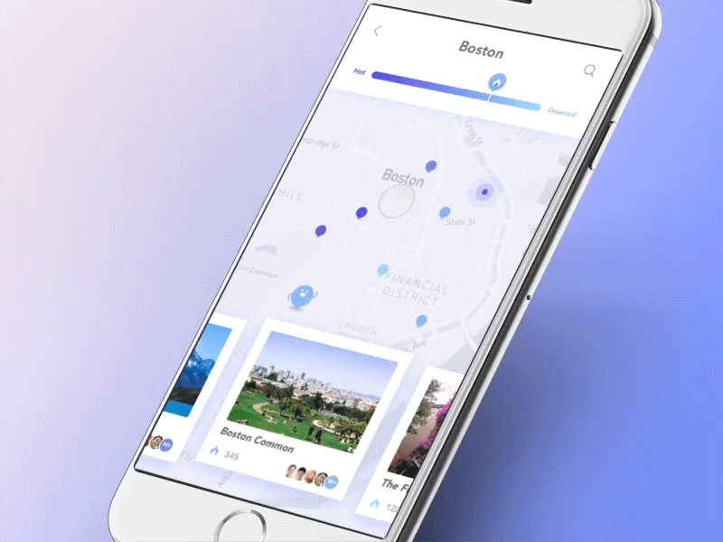 map app map purple ui