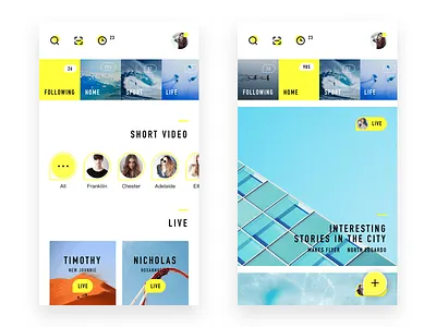 My Life Live App Design app icon illustration ios iphone life live personal ui video
