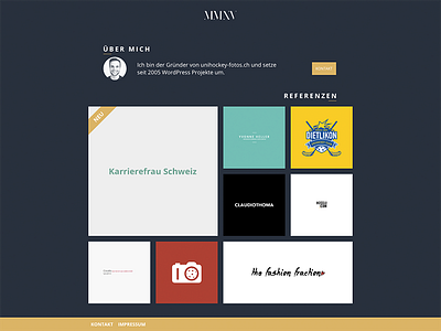 MMXV - WordPress Portfolio Theme css grid hire html layout portfolio responsive sass square tiles website wordpress