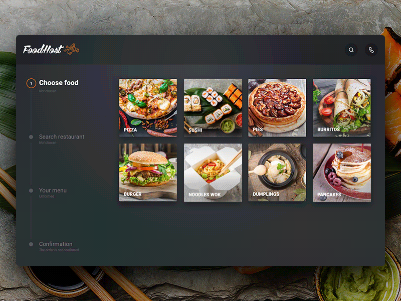 Splash Screen android animation app design food delivery gif interface tablet ui