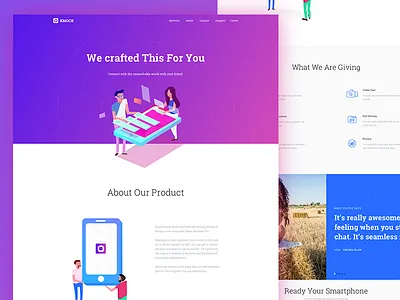 Landing Page character icon illustration isometric landing page man mobile app skecthapp ui website woman