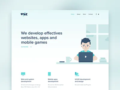 VSK Wesbite homepage uiux vsk website