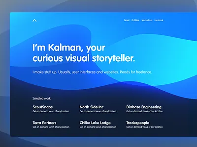 Portfolio V2 background colorful kalman magyari portfolio