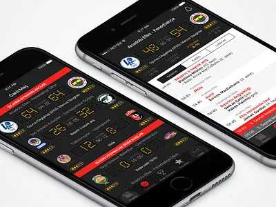 TBL Live Match Screens android app basketball game ios iphone mobile