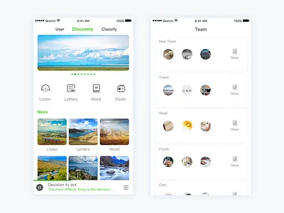 Daily Exercise — Try new styles 4 ios play team travel ui