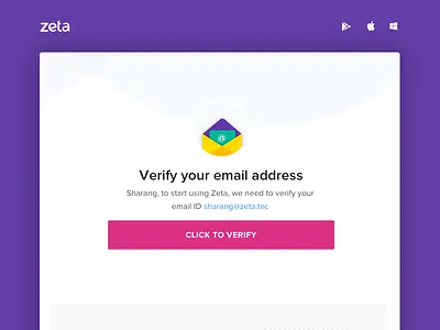 Verification Email email payment ui ux verification verify