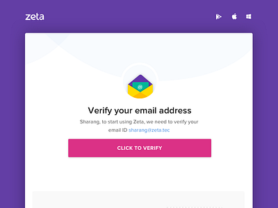 Verification Email email payment ui ux verification verify