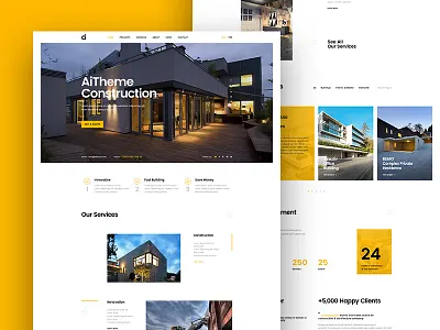 Construction Site architecture building business construction creative industry rennovation site unique web