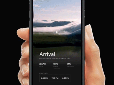 Cinema Tickets Booking Flow android app booking checkout cinema framer ios movie ticket trailer