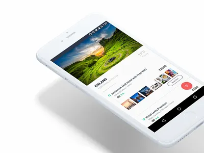 Hotels listing page android app application hotels product ui