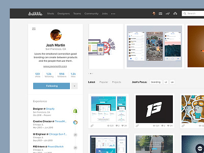 Dribbble 2017 Wishlist dribbble dribbble redesign ui ux