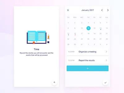 every moment app daily event family ui work