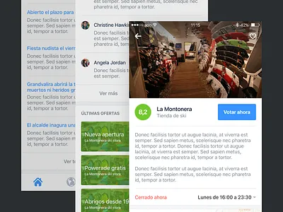 Snowcheck – Business view and rating comments foursquare grid ios iphone login profile register snow snowcheck snowforecast tripadvisor