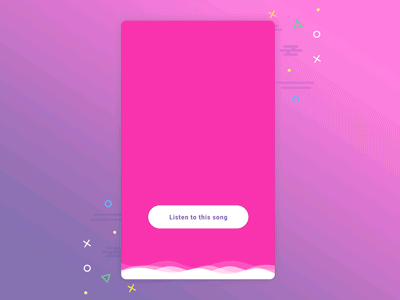 Music playing around you animation app gif ios ios app iphone app mobile music player songs ui user interface