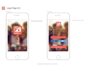 Outfitpic 1.0 Concept angular cordova design ionic javascript mobile app ui ux