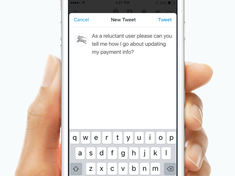 Social Actions ✍️ android app flow interface ios message post reply social tweet ui ux