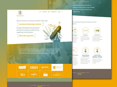 Long View Bits about certification clean it service modern re design robot server site technology website