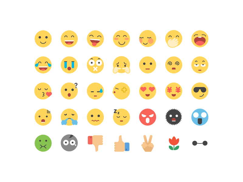 Emoji by Eunice for xizhidesign on Dribbble