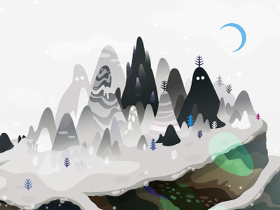 snow globe illustration snowglobe sphere vector zutto