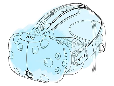Emerson Stone Virtual Reality htc vive illustration technical drawing virtual reality