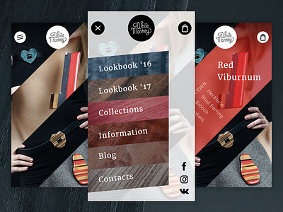 White Monkey Mobile Pages accessories logo mobile photos typography ui ux