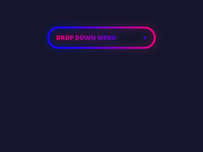 [UI Day 14] - Drop Down Menu (Daily UI) affinity designer daily ui design glow gradient minimal ui visual