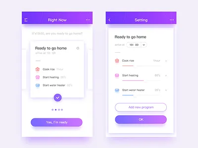 Smart Home 03 app home ios minimal simple smart ui ux