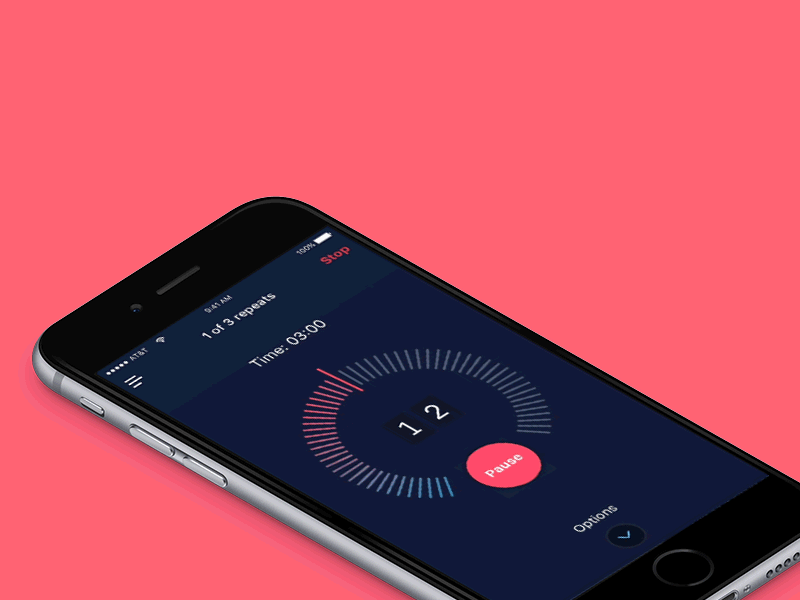 Popup Animation animation app app animation fitness ios mobile animation popup popup animation timer