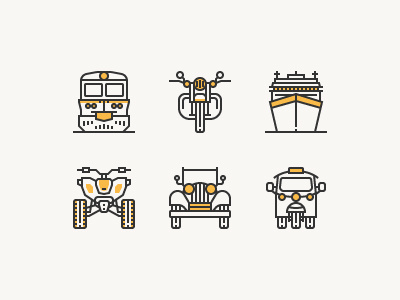 Transportation ambulance atv bus car icon jeep motorcycle taxi train transport truck tuk tuk