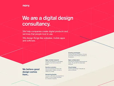 One from the archive branding design geometric triangles website