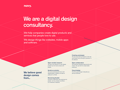 One from the archive branding design geometric triangles website