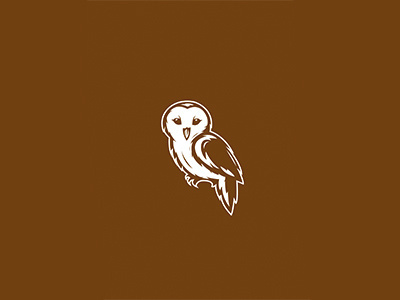 Owl Logo bird brown dribbble dribbble shot icon illustrator logo owl photoshop white