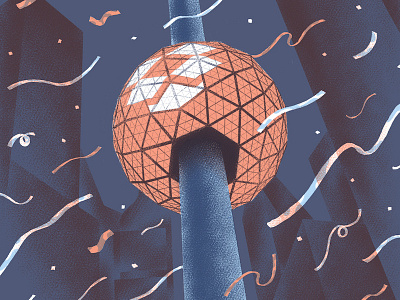 2017 2017 dropbox happy new year illustration