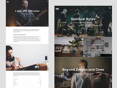 Ink theme update blog minimal theme ui wordpress