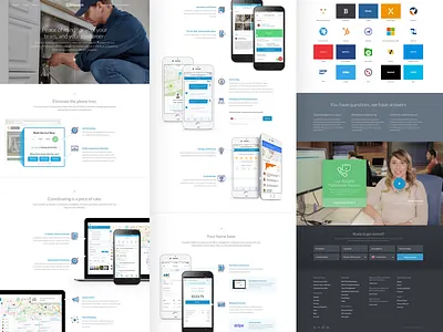 Dispatch Product Walkthrough blue branding green marketing startup story tech tour ui walkthrough web design website
