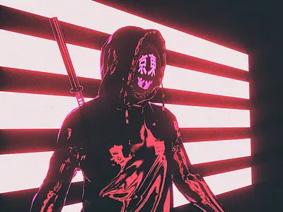 NINJIKU 3d after effects c4d cgi cinema 4d cyberpunk octane octane render photoshop scifi x particles