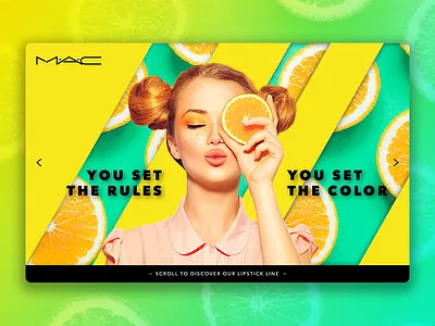 Landing Page DailyUI 003.2 beauty desktop landing page website