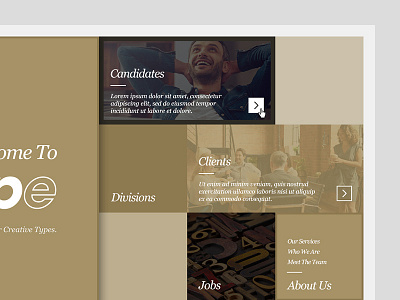 Type Agency - Home Page modular design ui design ux design web design website