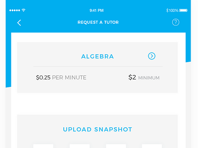 App UI 2d android app design education flat illustration ios ui ux