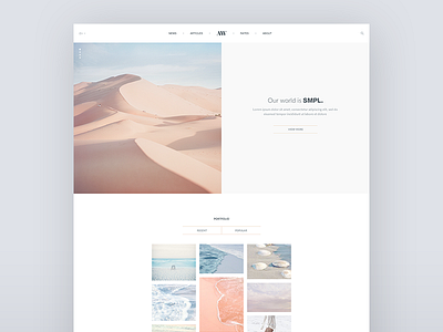 AV soft concept clean design minimal nude soft ui web white