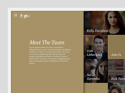 Type Agency 002 modular design ui design ux design web design website