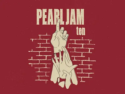 ATL Collective Ten atlanta concert hands illustration music poster print ten