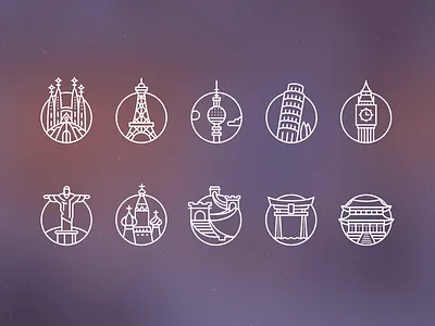 Language Icons for Drops App app design drops icon icons interface ios iphone learning ui words