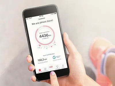 OutSystems OutRun App counter dashboard design interface ios outsystems running ui